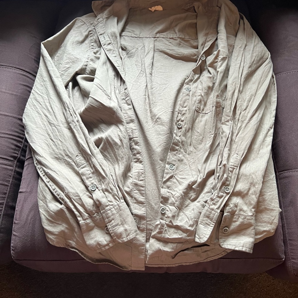 Pact Olive Green Shirt